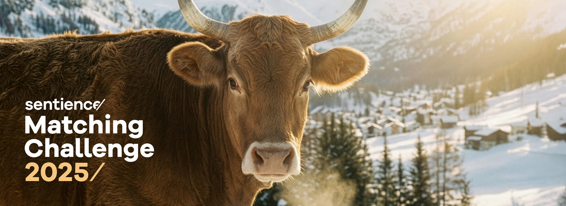 Matching Challenge 2025 - Kuh auf beschneitem Feld